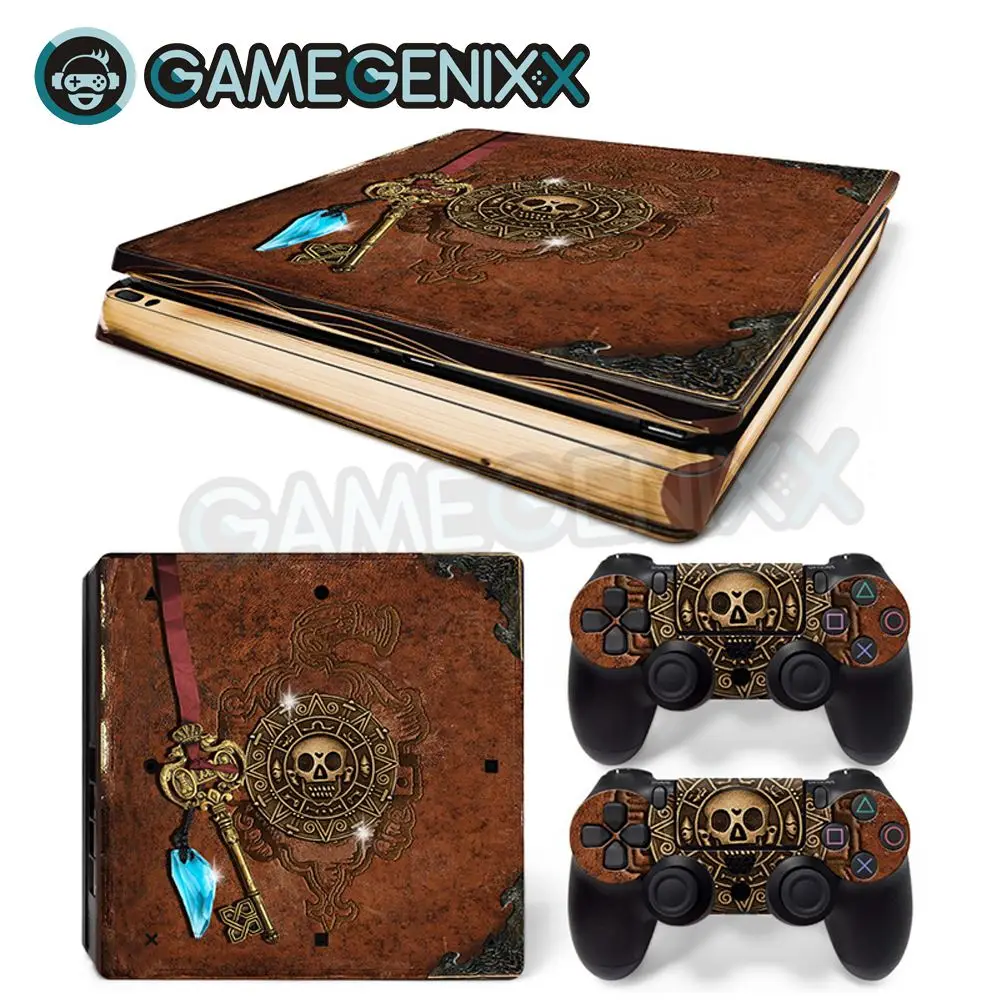 GAMEGENIXX Skin Sticker Vinyl Decal for PS4 Slim Console and 2 Controllers - Old Book Treasure Pirate
GAMEGENIXX Skin Sticker Vinyl Decal for PS4 Slim Console and 2 Controllers - Old Book Treasure Pirate