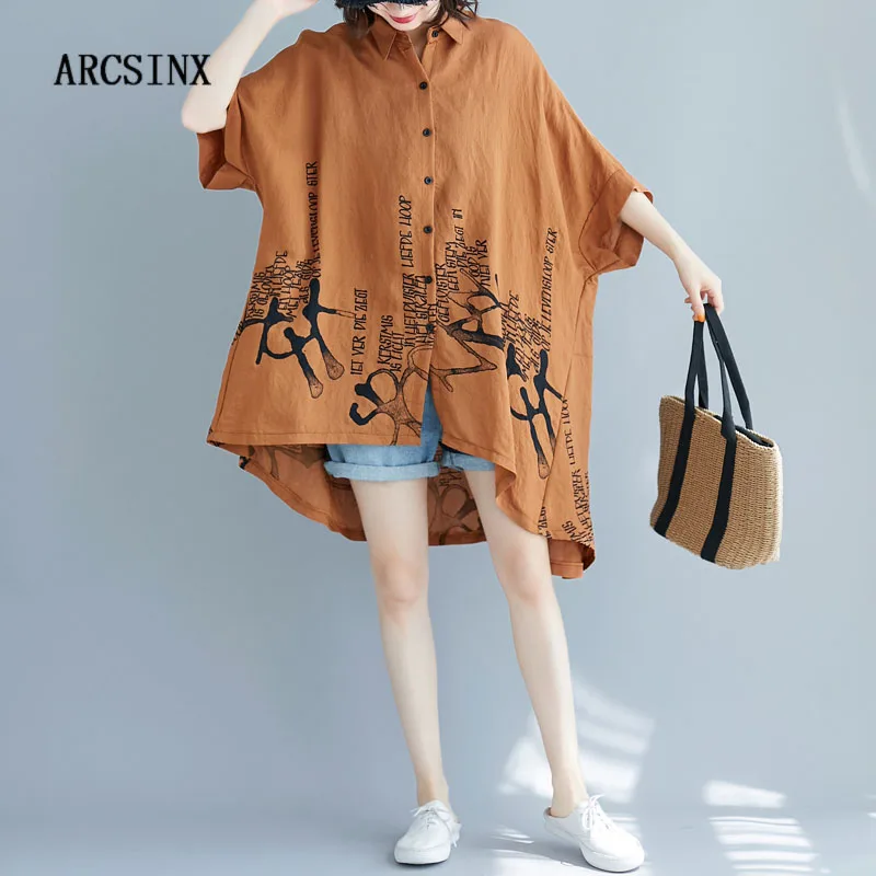 ARCSINX Plus Size Women's Blouse With Short Sleeve 4XL 5XL 6XL 7XL Summer Womens Tops And Blouses Batwing Sleeve Women's Shirt
ARCSINX Plus Size Women's Blouse With Short Sleeve 4XL 5XL 6XL 7XL Summer Womens Tops And Blouses Batwing Sleeve Women's Shirt