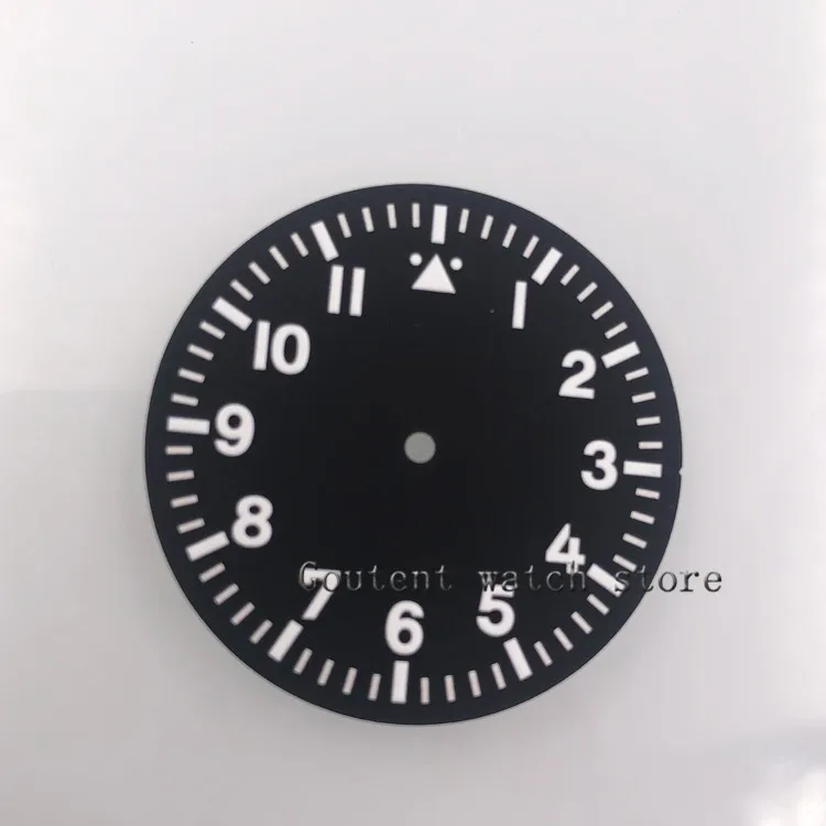 35.5mm Black Watch Dial white mark Fit MIYOTA 8205 8215 821A,Mingzhu DG2813/3804
35.5mm Black Watch Dial white mark Fit MIYOTA 8205 8215 821A,Mingzhu DG2813/3804