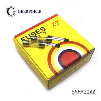 100 pcs/lot 5*20mm 0.1A-30A 2A 250V High Voltage Glass Fuse Fast Fuse Electrical AMP High Quality
100 pcs/lot 5*20mm 0.1A-30A 2A 250V High Voltage Glass Fuse Fast Fuse Electrical AMP High Quality