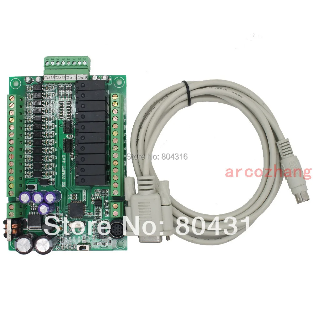 FX1S 22MR 4AD PLC controller board 12DI 10DO 4AI 4 Analog Input RS484 Modbus compatible
FX1S 22MR 4AD PLC controller board 12DI 10DO 4AI 4 Analog Input RS484 Modbus compatible