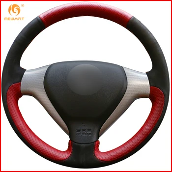MEWANT Red Leather Black Suede Car Steering Wheel Cover for Honda Old City Fit Jazz Interior Accessories Parts
MEWANT Red Leather Black Suede Car Steering Wheel Cover for Honda Old City Fit Jazz Interior Accessories Parts