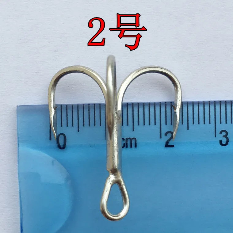 Tracking Shipping 20 pcs/lot2/0#1/0#1# 2# 4# 6# 8#Stainless Steel 2X Strong Fishing Treble Hook Lure Hook For Big Fish
Tracking Shipping 20 pcs/lot2/0#1/0#1# 2# 4# 6# 8#Stainless Steel 2X Strong Fishing Treble Hook Lure Hook For Big Fish