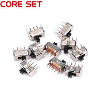 10PCS/Lot New SS12D07 Mini Vertical Slide Switch 1P2T 3 Pin Toggle Switch SMD PCB DPDT Vertical Switch High Quality
10PCS/Lot New SS12D07 Mini Vertical Slide Switch 1P2T 3 Pin Toggle Switch SMD PCB DPDT Vertical Switch High Quality