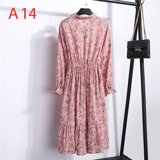 2020 jesienna damska sukienka dla kobiet szyfonowa koszula z długim rękawem sukienka A-line Midi zimowa sukienka biała kokardka kwiatowy Vestidos Vintage tanie tanio Poliester COTTON Jesień Stojak Pełna Butterfly rękawem Łuk Na co dzień empire Drukuj Kolan 2020 jesienna damska sukienka dla kobiet szyfonowa koszula z długim rękawem sukienka A-line Midi zimowa sukienka biała kokardka kwiatowy Vestidos Vintage tanie tanio Poliester COTTON Jesień Stojak Pełna Butterfly rękawem Łuk Na co dzień empire Drukuj Kolan