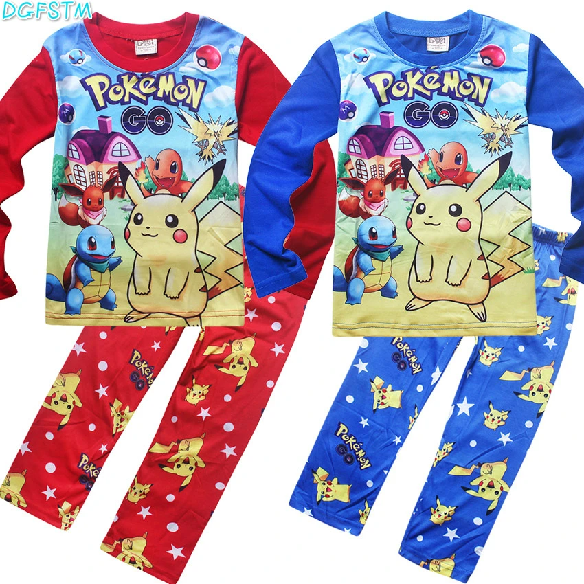 2017 New Arrival Children's pajamas sets Spring&autumn Pokemon Go cartoon baby boy clothing set Boy's pajamas Children Sleepwear
2017 New Arrival Children's pajamas sets Spring&autumn Pokemon Go cartoon baby boy clothing set Boy's pajamas Children Sleepwear