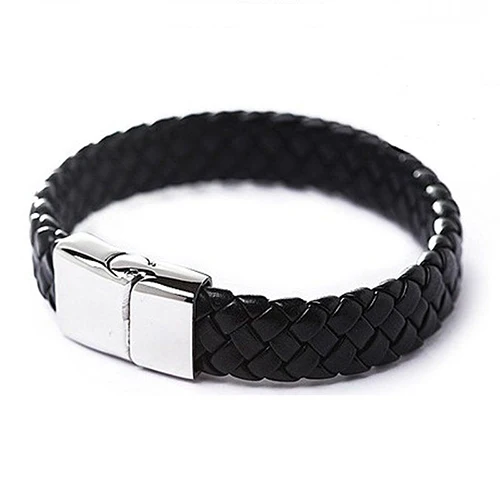 Hot 2017 New Vintage Men Alloy Faux Leather Wristband Braided Retro style Magnetic Clasp B
Hot 2017 New Vintage Men Alloy Faux Leather Wristband Braided Retro style Magnetic Clasp B