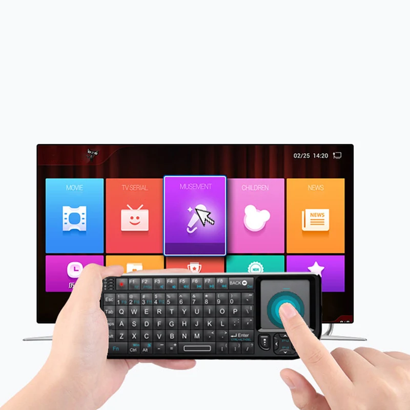 New Mini 2.4G Wireless Keyboard With Touchpad Backlight For Smart TV For Samsung LG Android Tv Box For PC Laptop HTPC
New Mini 2.4G Wireless Keyboard With Touchpad Backlight For Smart TV For Samsung LG Android Tv Box For PC Laptop HTPC