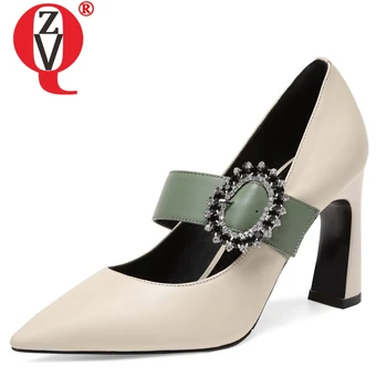 ZVQ shoes woman spring newest fashion sexy pointed toe genuine leather party woman pumps outside super high heels buckle shoes
ZVQ shoes woman spring newest fashion sexy pointed toe genuine leather party woman pumps outside super high heels buckle shoes