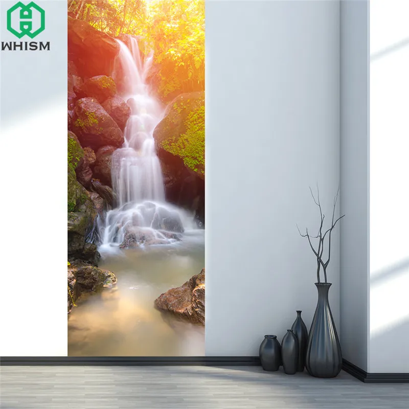WHISM 2pcs/lot Creative 3D Wall Stickers DIY Self-adhesive Mural Waterproof PVC Scenery Door Poster Bedroom Home Decor 77x200cm
WHISM 2pcs/lot Creative 3D Wall Stickers DIY Self-adhesive Mural Waterproof PVC Scenery Door Poster Bedroom Home Decor 77x200cm