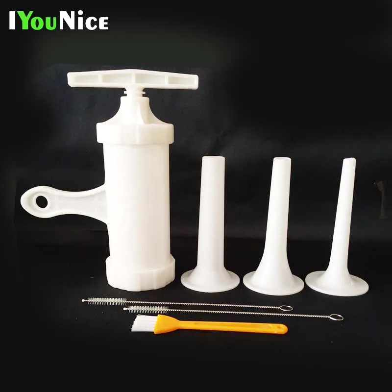 IYouNice Hand Operated Sausage Meat Stuffer Homemade Manual Plastic Sausage Filler Machine Meat Grinder
IYouNice Hand Operated Sausage Meat Stuffer Homemade Manual Plastic Sausage Filler Machine Meat Grinder