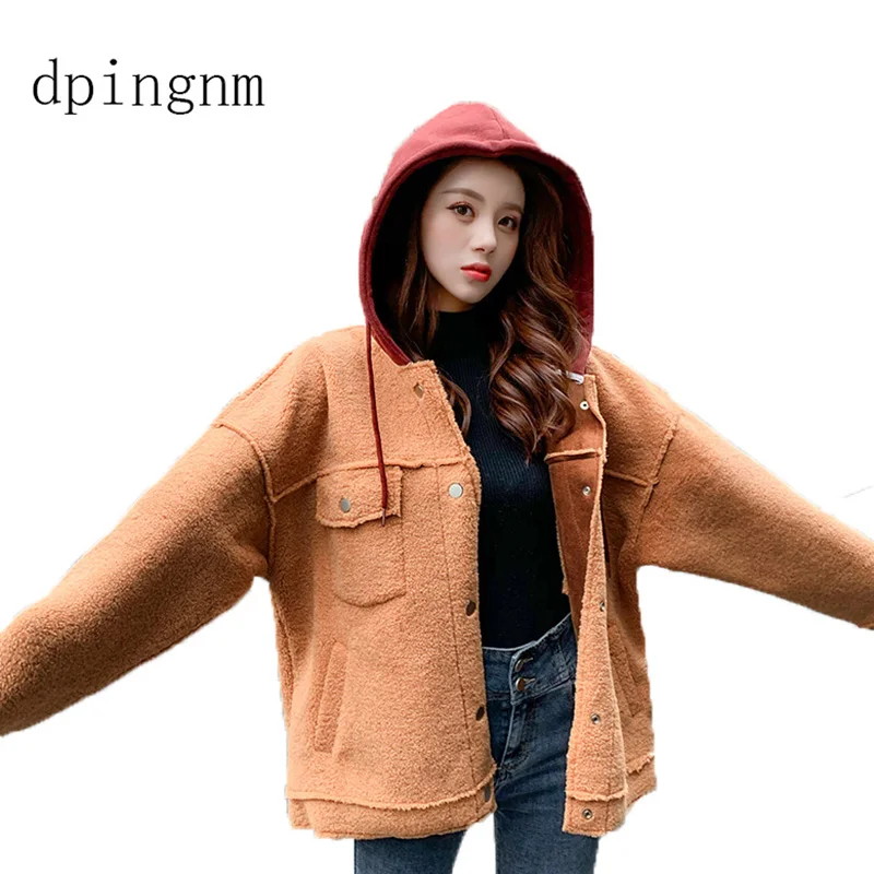 loose lamb faux fur jacket coats women winter single breasted plush teddy bear coat warm fur overcoat veste fourrur
loose lamb faux fur jacket coats women winter single breasted plush teddy bear coat warm fur overcoat veste fourrur