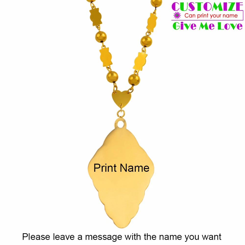 Anniyo Customize Name Necklaces Marshall Beads Islands Jewellery Micronesia Pendant Custom Printed Names #053921
Anniyo Customize Name Necklaces Marshall Beads Islands Jewellery Micronesia Pendant Custom Printed Names #053921