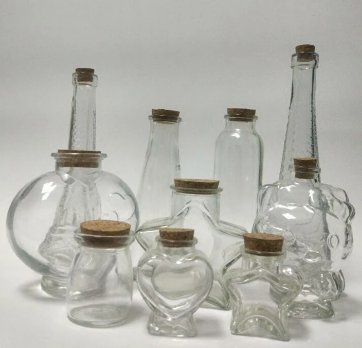 Clear Mini Message Wishing Glass Bottle Cork Empty Small Tiny Transparent Vials Bottle Home Furnishing Ornament
Clear Mini Message Wishing Glass Bottle Cork Empty Small Tiny Transparent Vials Bottle Home Furnishing Ornament