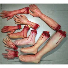 Party-Decoration Horror-Props House Halloween-Supplies Hand-Haunted Scary Bloody Fake