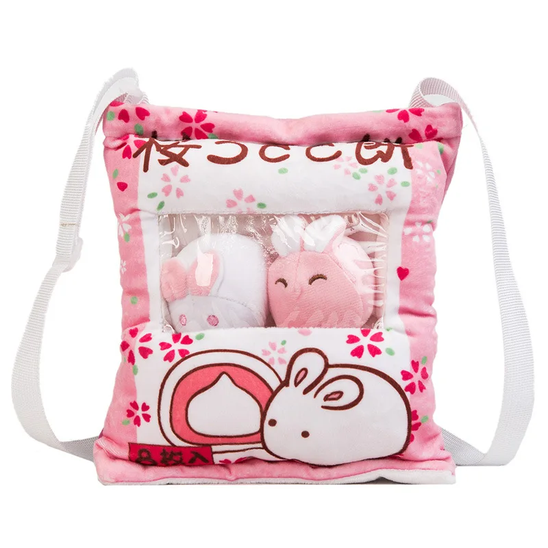 Harajuku Cute Rabbit Plush Women Shoulder Messenger Bag Pillow Shape Women Bag Doll Party Clutch Purse Bolso femenino 2019
Harajuku Cute Rabbit Plush Women Shoulder Messenger Bag Pillow Shape Women Bag Doll Party Clutch Purse Bolso femenino 2019