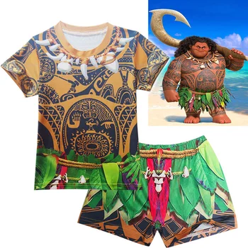 2018 robe fille Boys Swimming T-shirt shorts cap set Children boy Moana Maui shorts Vaiana clothing swimsuit Kids swim trunks
2018 robe fille Boys Swimming T-shirt shorts cap set Children boy Moana Maui shorts Vaiana clothing swimsuit Kids swim trunks