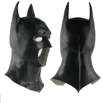 

Batman Mask Rubber Returns Superman The Dark Knight Latex Full Head Mask Hood Silicone Halloween Party Heroes Cosplay Avengers