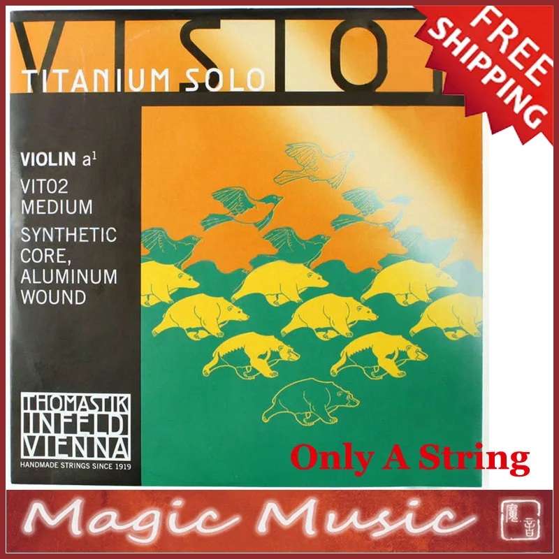 Free shipping! Thomastik Vision Titanium SOLO VIT02 Violin A String 4/4, Made in Austria, Only A String Model VIT02 1 Piece
Free shipping! Thomastik Vision Titanium SOLO VIT02 Violin A String 4/4, Made in Austria, Only A String Model VIT02 1 Piece