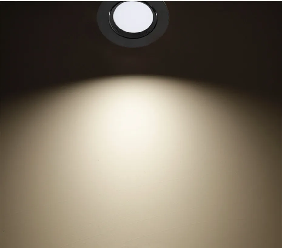 Adjustable LED Downlight Dimmable Ceiling lamp 5W 9W 12W Warm White/Natural White/Cold White Recessed LED Lamp Spot Light