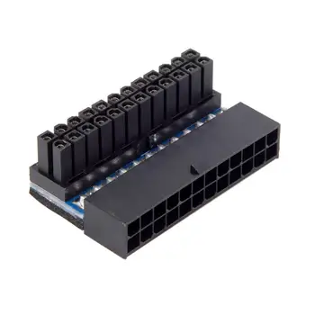 ATX 24Pin Female to 24pin Male 90 Degree Mainboard Motherboard Power Adapter for Desktops PC Supply
ATX 24Pin Female to 24pin Male 90 Degree Mainboard Motherboard Power Adapter for Desktops PC Supply