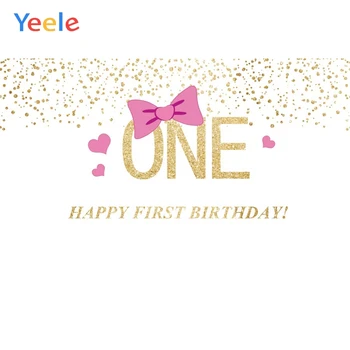 Yeele Birthday Party 1st First Photocall Glitters Photography Backdrop Personalized Photographic Backgrounds For Photo Studio
Yeele Birthday Party 1st First Photocall Glitters Photography Backdrop Personalized Photographic Backgrounds For Photo Studio