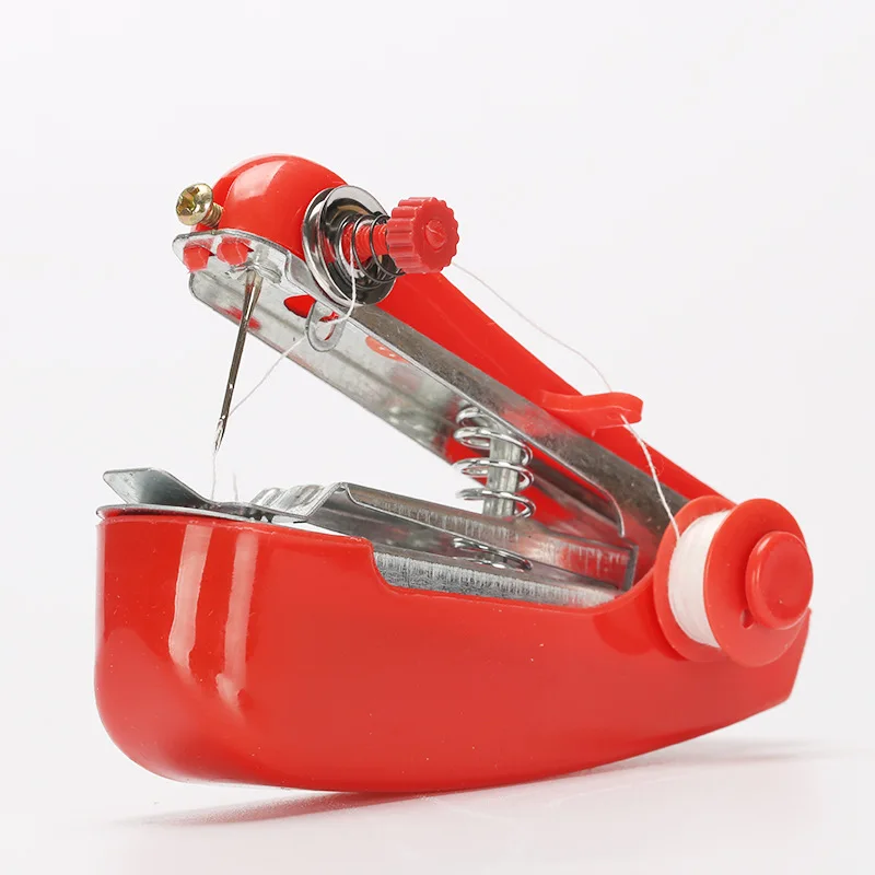 1Pc Red Mini Sewing Machines Needlework Cordless Hand-Held Clothes Useful Portable Sewing Machines Handwork Tools Accessories 
1Pc Red Mini Sewing Machines Needlework Cordless Hand-Held Clothes Useful Portable Sewing Machines Handwork Tools Accessories