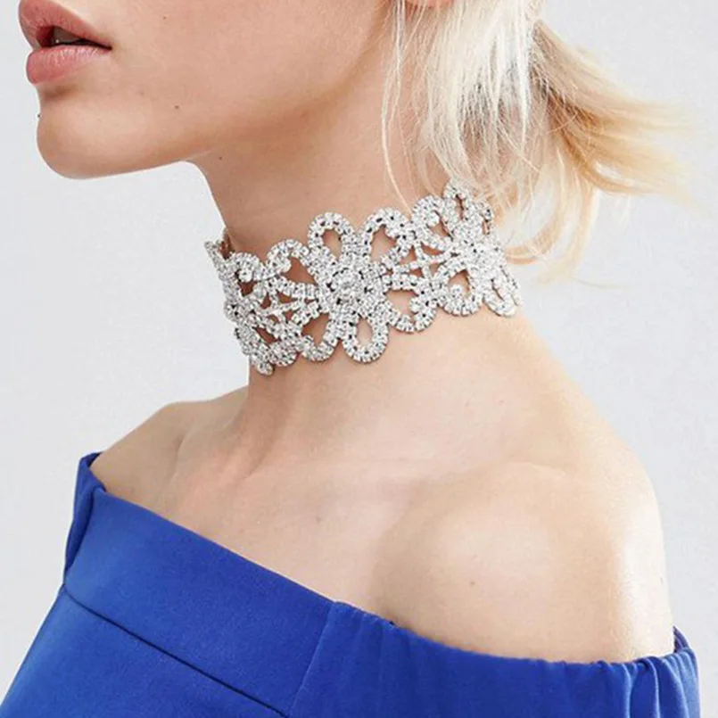 2017 new hot fashion flowers full Crystal stone wide design choker necklace bijoux femme women luxury jewelry
2017 new hot fashion flowers full Crystal stone wide design choker necklace bijoux femme women luxury jewelry