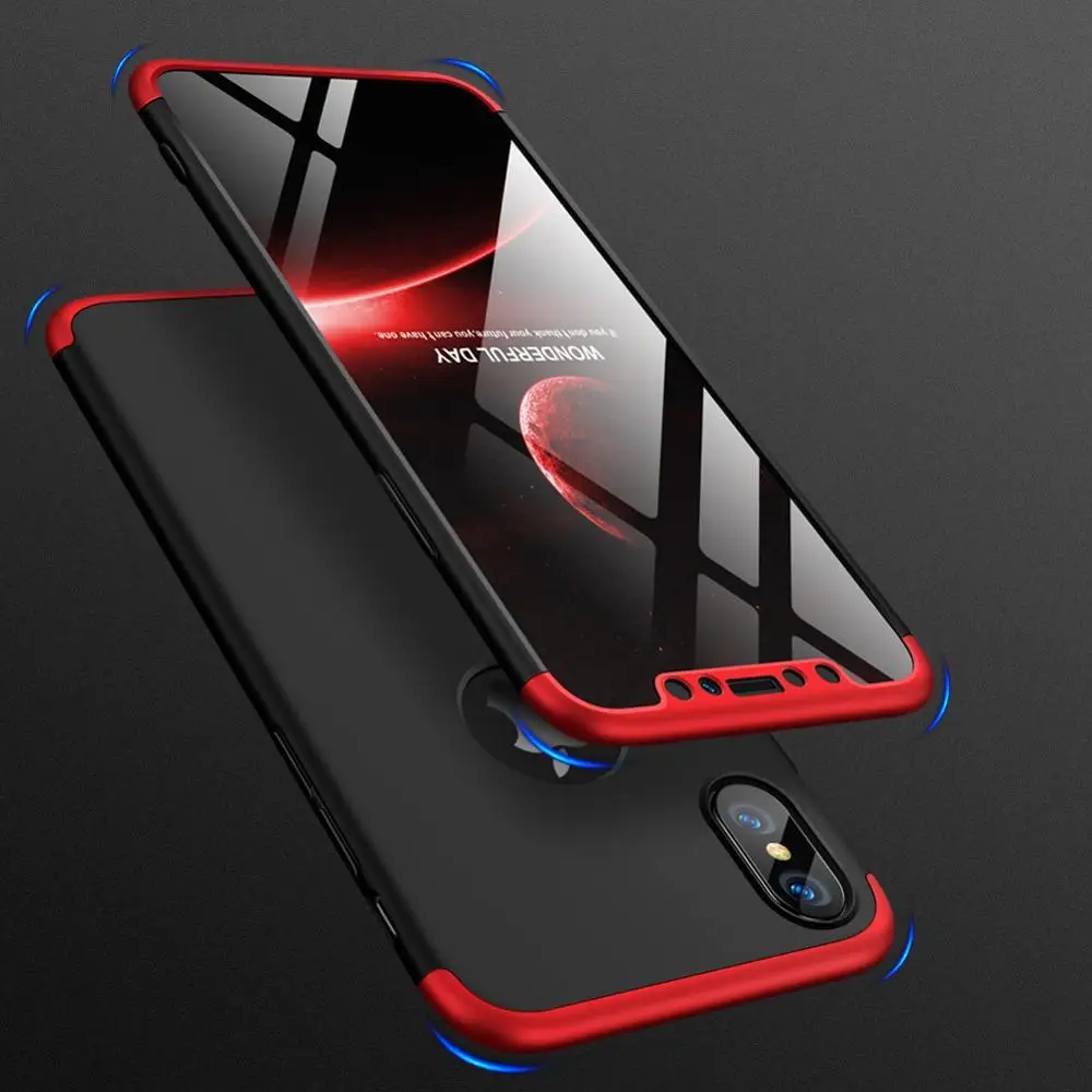 360 degree Full Shockproof Phone Case For iPhone 7 8plus XS MAX Tempered Glass Matte Protective Cover For iPhone Hard PC Cover
360 degree Full Shockproof Phone Case For iPhone 7 8plus XS MAX Tempered Glass Matte Protective Cover For iPhone Hard PC Cover
