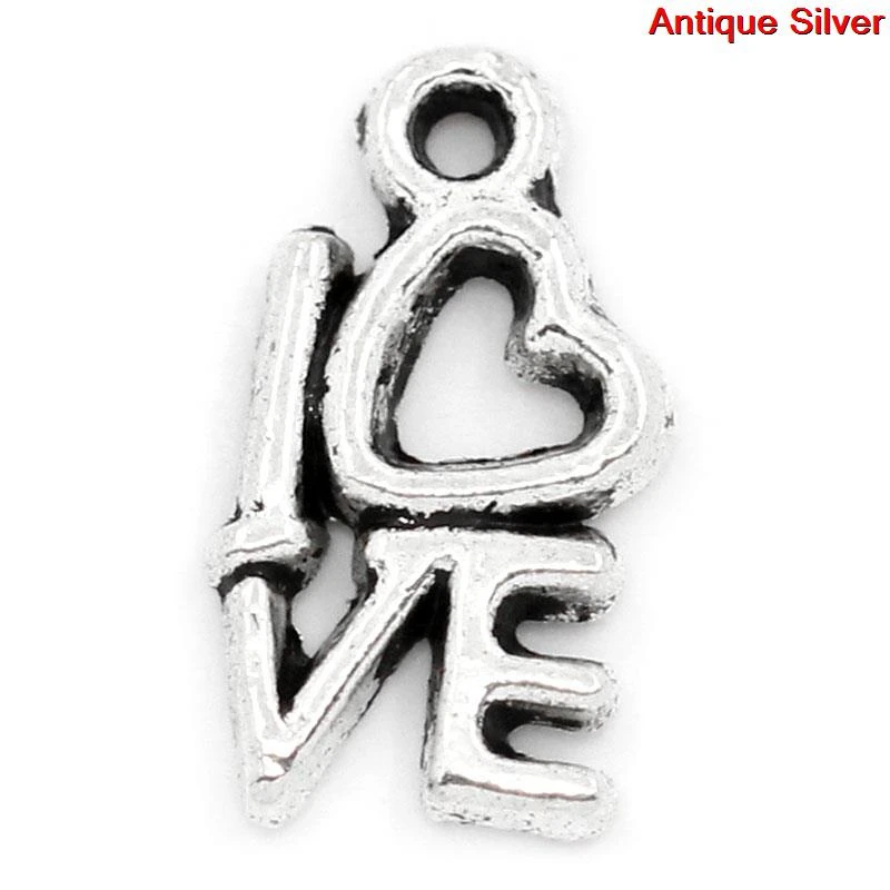 DoreenBeads Charm Pendants Heart "Love" Antique Silver 14x8mm,100PCs (B24439), yiwu
DoreenBeads Charm Pendants Heart "Love" Antique Silver 14x8mm,100PCs (B24439), yiwu