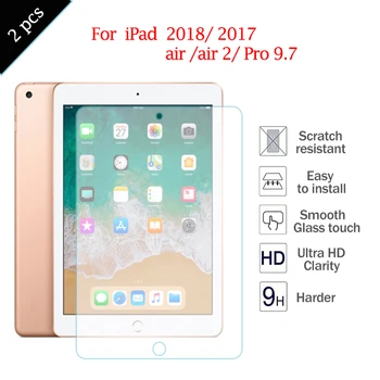 2pcs Tempered Glass For iPad air 2 2018 2017 Pro 9.7 inch Screen Protector Film 2.5D Cover For New iPad 2017 A1566 A1675 A1822
2pcs Tempered Glass For iPad air 2 2018 2017 Pro 9.7 inch Screen Protector Film 2.5D Cover For New iPad 2017 A1566 A1675 A1822