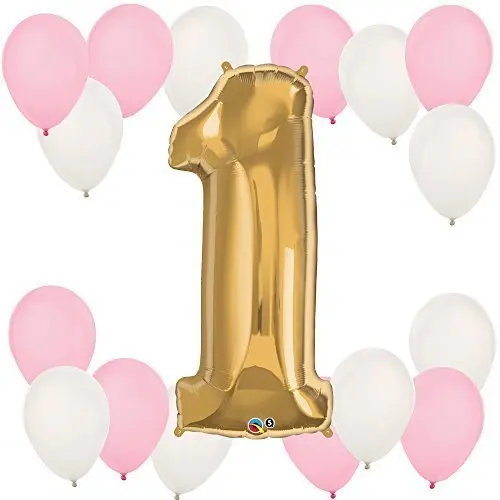 17pcs/lot 1st Birthday Decoration Pink Princess Girl Birthday Balloons 32 inch Number 1 Year Old Kids Baby Shower Party Supplies
17pcs/lot 1st Birthday Decoration Pink Princess Girl Birthday Balloons 32 inch Number 1 Year Old Kids Baby Shower Party Supplies