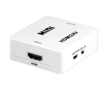 HDMI TO AV Scaler Adapter HD Video Converter Box HDMI to RCA AV/CVSB L/R Video 1080P HDMI2AV Support NTSC PAL Wholesale
HDMI TO AV Scaler Adapter HD Video Converter Box HDMI to RCA AV/CVSB L/R Video 1080P HDMI2AV Support NTSC PAL Wholesale