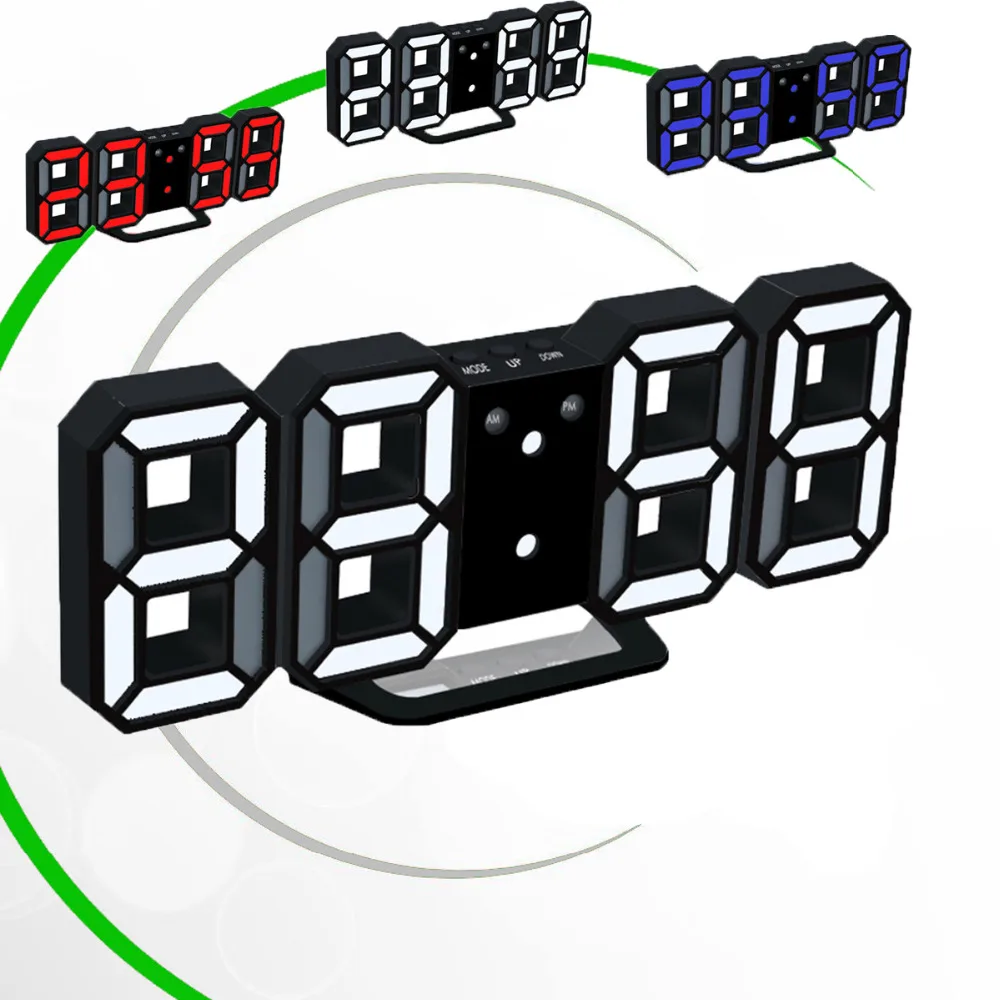 Eaagd 3 colors alternate LED Digital 8888 Alarm Clock with USB Charging, 3D Digits, Snooze for Heavy Sleeper, Red White Blue
Eaagd 3 colors alternate LED Digital 8888 Alarm Clock with USB Charging, 3D Digits, Snooze for Heavy Sleeper, Red White Blue