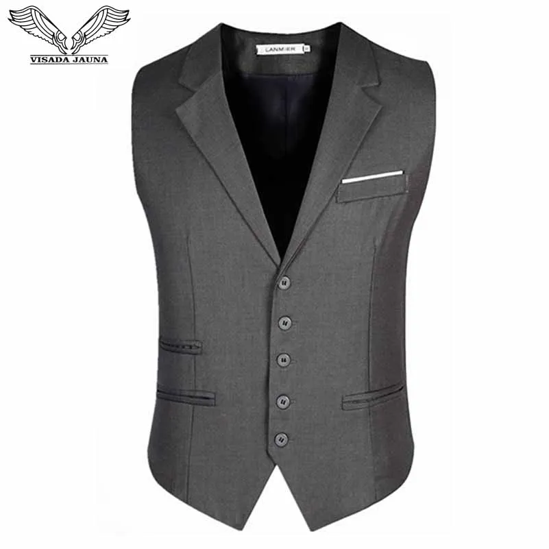 VISADA JAUNA 2019 New Men’s Dress Vests Sleeveless Slim Fit Formal Business Dress Suits Casual Male Vest Big Size 6XL N5048
VISADA JAUNA 2019 New Men’s Dress Vests Sleeveless Slim Fit Formal Business Dress Suits Casual Male Vest Big Size 6XL N5048