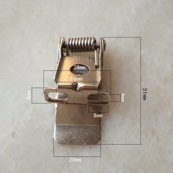 10 Pieces/lot 51mm panel lamps heavy fixing spring Clamp with inward 2 holes ,downlight fixing spring clips for recessed lights
10 Pieces/lot 51mm panel lamps heavy fixing spring Clamp with inward 2 holes ,downlight fixing spring clips for recessed lights