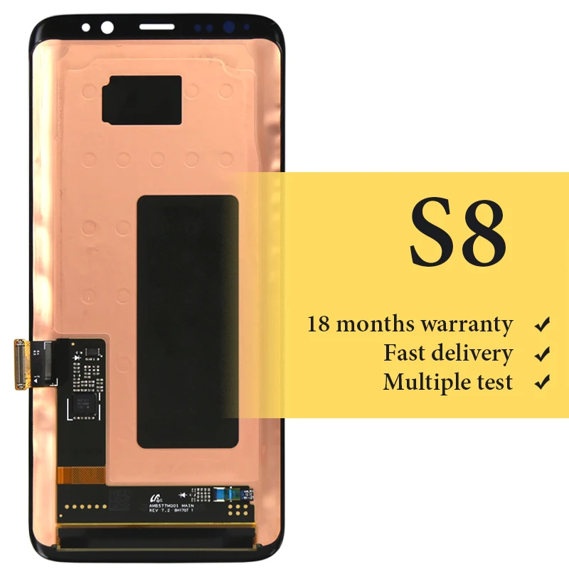 100% test good For mobile phone G950 G950F lcd For S8 lcd display OEM quality lcd screen assambly replacement digitizer
100% test good For mobile phone G950 G950F lcd For S8 lcd display OEM quality lcd screen assambly replacement digitizer