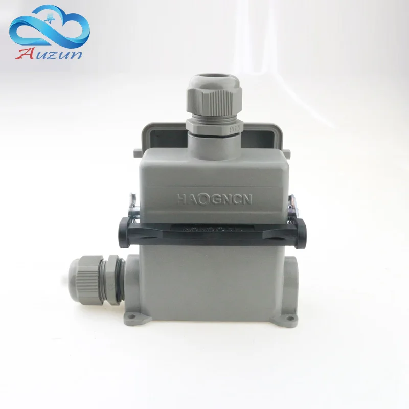 16 core H16B - HE - 016-4 heavy duty connector with cover the high mountain side for a single button 16 a500v screw c
16 core H16B - HE - 016-4 heavy duty connector with cover the high mountain side for a single button 16 a500v screw c
