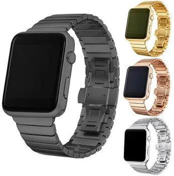 Lujo Acero inoxidable pulsera para iwatch banda Serie 3 2 1 inoxidable metal correa para Apple Watch 42mm 38mm Correa
Lujo Acero inoxidable pulsera para iwatch banda Serie 3 2 1 inoxidable metal correa para Apple Watch 42mm 38mm Correa