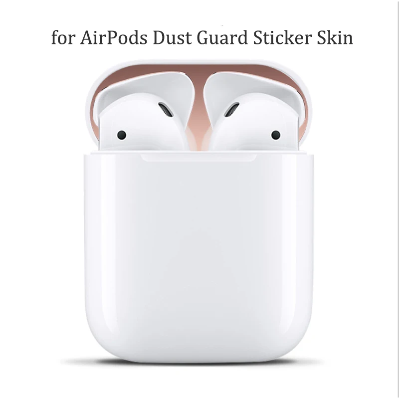 Dust Guard Wireless Headphone Protector Case for Apple AirPods Protection Sticker Phone Accessory Premium Metal Cover Skin
Dust Guard Wireless Headphone Protector Case for Apple AirPods Protection Sticker Phone Accessory Premium Metal Cover Skin