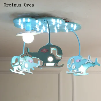 Cartoon Creative Blue Helicopter Chandelier Boys Girls Bedroom Children's Room Light Modern Simple LED Color Aircraft Chandelier
Cartoon Creative Blue Helicopter Chandelier Boys Girls Bedroom Children's Room Light Modern Simple LED Color Aircraft Chandelier