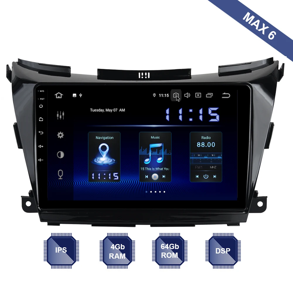 Android 9.0 Car Radio 2 Din GPS Navi for Nissan Murano Z52 2015 2016 2017 2018 PX6 DSP IPS HDMI 4Gb+64Gb RDS WIFI USB BT Carplay
Android 9.0 Car Radio 2 Din GPS Navi for Nissan Murano Z52 2015 2016 2017 2018 PX6 DSP IPS HDMI 4Gb+64Gb RDS WIFI USB BT Carplay