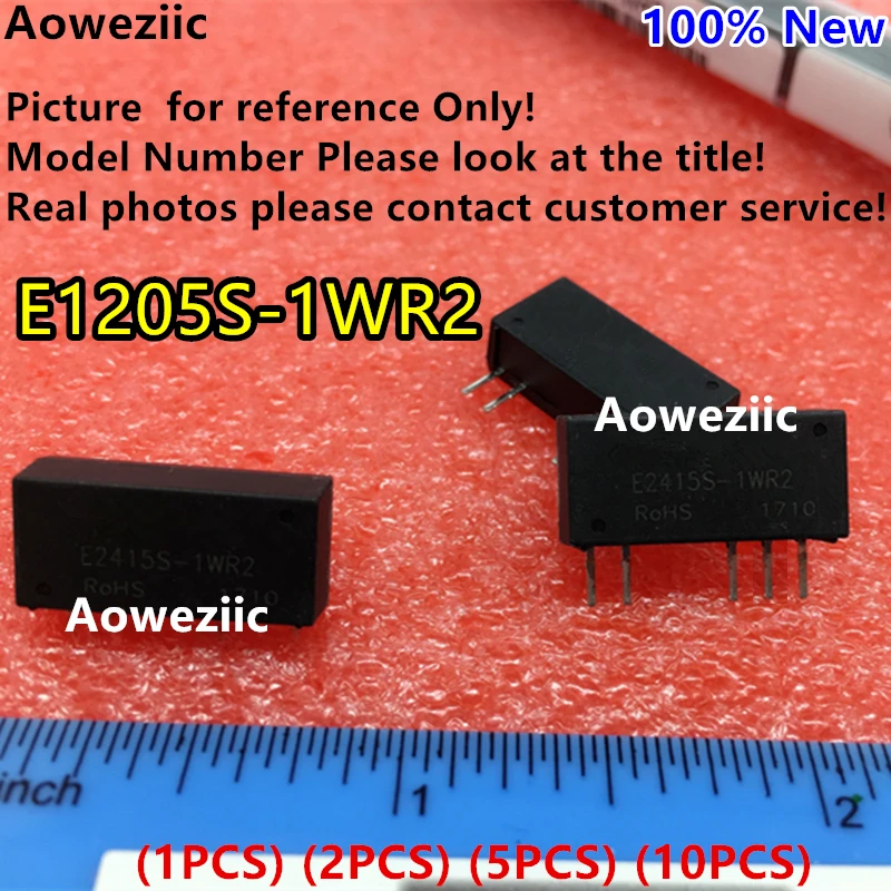 Aoweziic (1PCS) (2PCS) (5PCS) (10PCS) E1205S-1WR2 New Original SMD Input: 12V Dual Output: +5V 0.1A,-5V -0.1A 3KV Isolate
Aoweziic (1PCS) (2PCS) (5PCS) (10PCS) E1205S-1WR2 New Original SMD Input: 12V Dual Output: +5V 0.1A,-5V -0.1A 3KV Isolate