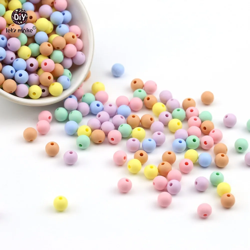 Let's Make Baby Teether Candy Colors Silicone Beads 200pc 9mm Sensory Food Grade Silicone Teether DIY Nusring Jewelry Chew Beads
Let's Make Baby Teether Candy Colors Silicone Beads 200pc 9mm Sensory Food Grade Silicone Teether DIY Nusring Jewelry Chew Beads