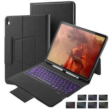 Bluetooth Keyboard Case Backlit for Ipad Pro 12.9 3rd Generation 2018 with Pencil Holder Stand Smart Cover
Bluetooth Keyboard Case Backlit for Ipad Pro 12.9 3rd Generation 2018 with Pencil Holder Stand Smart Cover