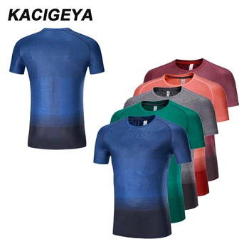 Sport Shirt Men Homme Fitness Running Breathable Quick Dry Tshirt Outdoor Gym Training Jogging Sportswear Men Short Shirts 2018
Sport Shirt Men Homme Fitness Running Breathable Quick Dry Tshirt Outdoor Gym Training Jogging Sportswear Men Short Shirts 2018