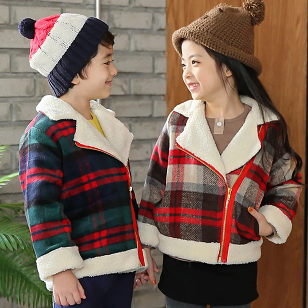 New fashion autumn winter coat Baby Infant Girls Boys Woolen Plaid Zipper Coat Jacket Thick Warm Clothes high quality for 3T-7T
New fashion autumn winter coat Baby Infant Girls Boys Woolen Plaid Zipper Coat Jacket Thick Warm Clothes high quality for 3T-7T