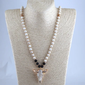 Free Shipping White & Lave Stone Horn Pendant Ethnic Necklace Bohemian Tribal Jewelry
Free Shipping White & Lave Stone Horn Pendant Ethnic Necklace Bohemian Tribal Jewelry