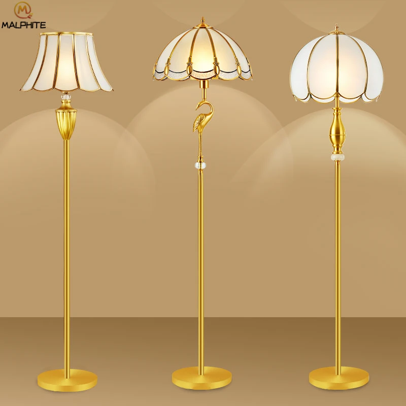 Nordic Retro Copper Floor Lamp Living Room Decorative Vertical Standing Lamp Modern Simple Bedroom Bedside Lighting Stand Light
Nordic Retro Copper Floor Lamp Living Room Decorative Vertical Standing Lamp Modern Simple Bedroom Bedside Lighting Stand Light