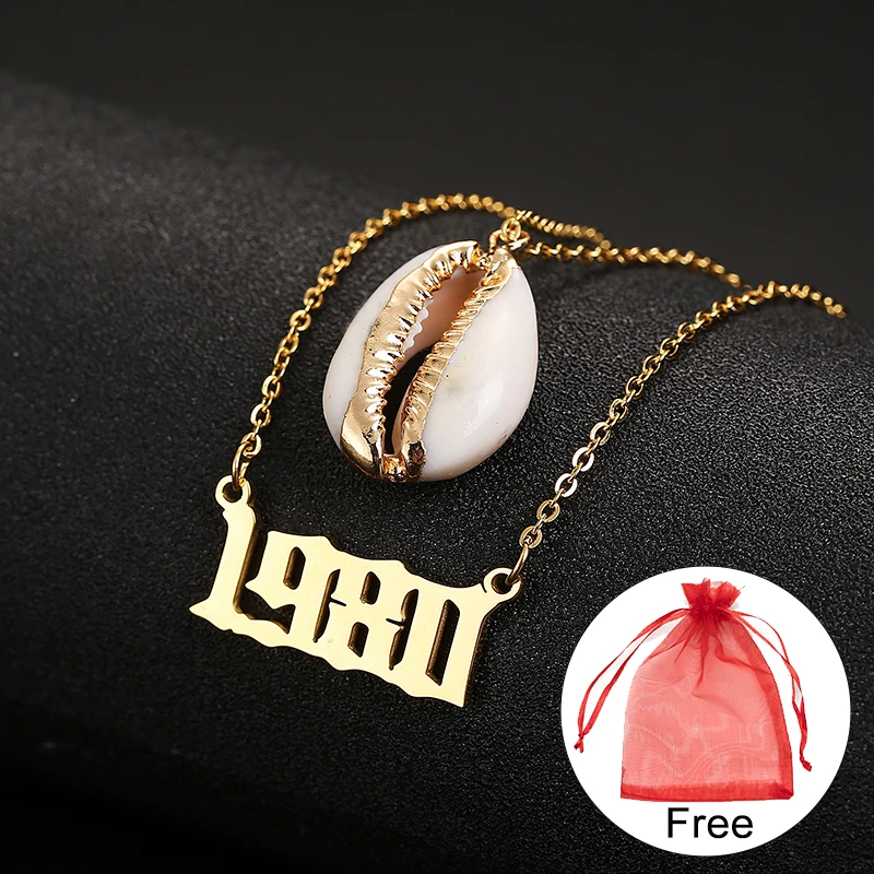 Custom Year Seashell Necklace Jewelry Personalized Seashells Layered Necklace 1980 1981 1982 1983 1984 1985 1986 1987 1988 1989
Custom Year Seashell Necklace Jewelry Personalized Seashells Layered Necklace 1980 1981 1982 1983 1984 1985 1986 1987 1988 1989